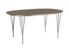 【フリッツ ハンセン/FRITZ HANSEN / GOODS】のTABLE SERIES SUPERELLIPSE / テーブルシリーズ スーパー楕円テーブル スパンレッグ B616 大人の最旬トレンドファッション＆コーディネート founy(ファウニー) テーブル Table, Dining Table フォルム Silhouette, Form ホーム・キャンプ・アウトドア・お取り寄せ Home Living / Home & Lifestyle / Camping Gear / Outdoor Camping 家具・インテリア Home Furniture & Interior. Stylish & Functional Living Spaces テーブル Dining, Coffee & Side Tables ダイニングテーブル・食卓テーブル Dining Tables thumbnail 天板:ラミネート / ブラウンオッタワ、脚部:クローム仕上|ID: prp329100004971309 ipo3291000000037280378