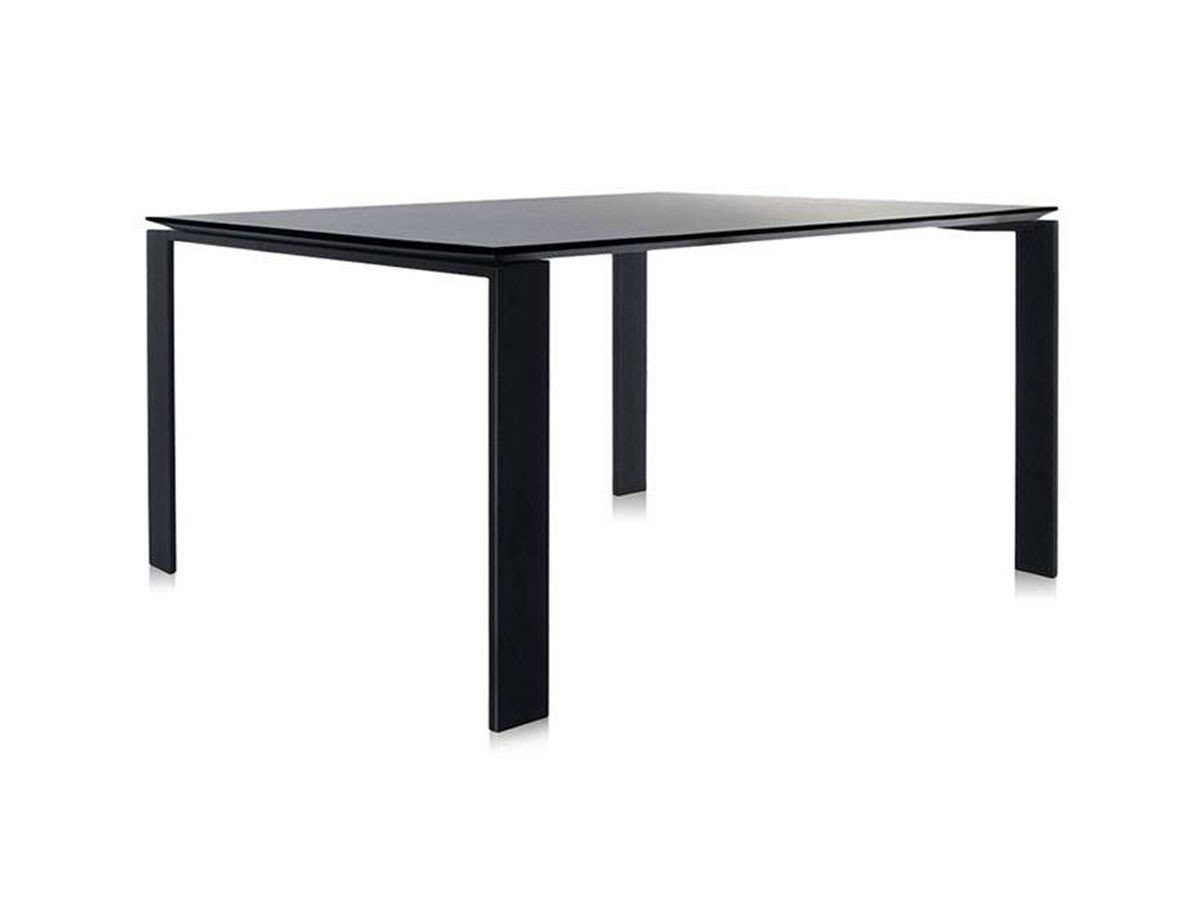 【カルテル/Kartell / GOODS】のFOUR / フォー 128(スクエア) インテリア・キッズ・メンズ・レディースファッション・服の通販 founy(ファウニー) 　エレガント 上品　Elegant　スクエア　Square, Square Shape　テーブル　Table, Dining Table　ホーム・キャンプ・アウトドア・お取り寄せ　Home Living / Home & Lifestyle / Camping Gear / Outdoor Camping　家具・インテリア　Home Furniture & Interior. Stylish & Functional Living Spaces　テーブル　Dining, Coffee & Side Tables　ダイニングテーブル・食卓テーブル　Dining Tables　天板ブラック、脚部ブラック|ID: prp329100004971326 ipo3291000000037280483