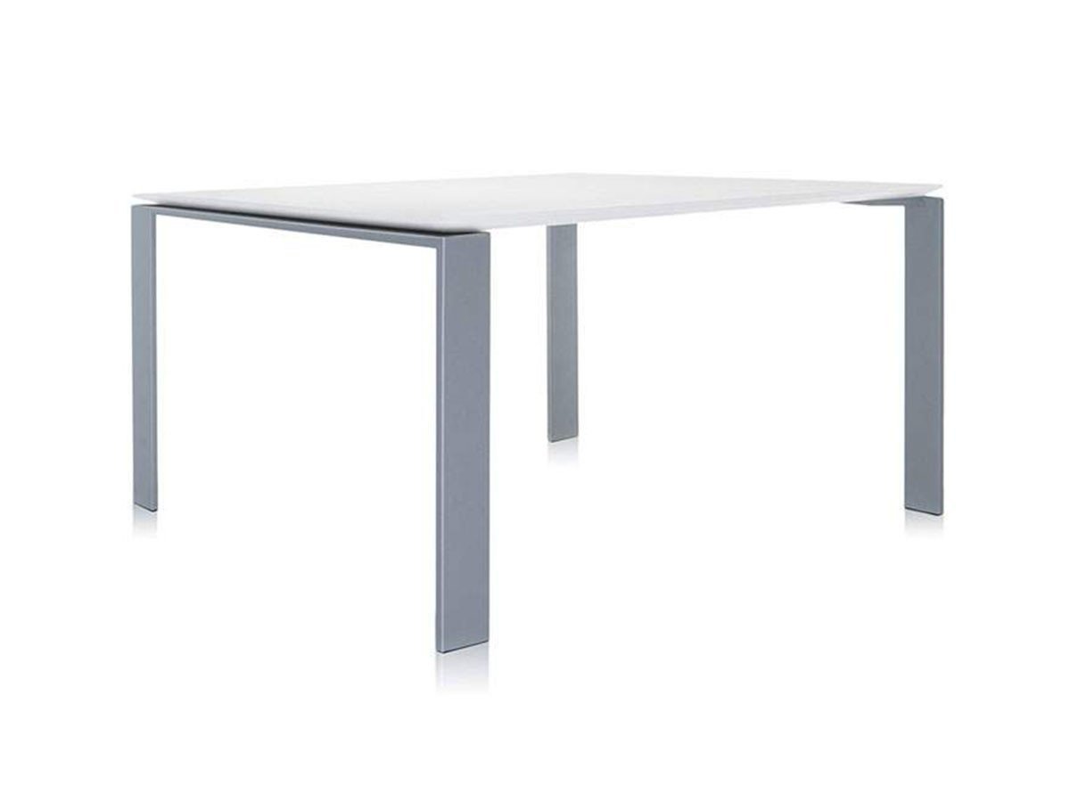 【カルテル/Kartell / GOODS】のFOUR / フォー 128(スクエア) インテリア・キッズ・メンズ・レディースファッション・服の通販 founy(ファウニー) 　エレガント 上品　Elegant　スクエア　Square, Square Shape　テーブル　Table, Dining Table　ホーム・キャンプ・アウトドア・お取り寄せ　Home Living / Home & Lifestyle / Camping Gear / Outdoor Camping　家具・インテリア　Home Furniture & Interior. Stylish & Functional Living Spaces　テーブル　Dining, Coffee & Side Tables　ダイニングテーブル・食卓テーブル　Dining Tables　天板ホワイト、脚部アルミニウム|ID: prp329100004971326 ipo3291000000037280485