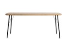 【イージーライフ/Easy Life / GOODS】のMEATH DINING TABLE / ミース ダイニングテーブル カーブ天板 + No.5脚(アイアン脚) サイズ:幅170cm|ID: prp329100004971336 ipo3291000000037280565
