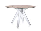 【カルテル/Kartell / GOODS】のSIR GIO ROUND / サージオ ラウンド 大人の最旬トレンドファッション＆コーディネート founy(ファウニー) エレガント 上品 Elegant ガラス Glass, Glassware テーブル Table, Dining Table ラウンド Round, Round Neck ホーム・キャンプ・アウトドア・お取り寄せ Home Living / Home & Lifestyle / Camping Gear / Outdoor Camping 家具・インテリア Home Furniture & Interior. Stylish & Functional Living Spaces テーブル Dining, Coffee & Side Tables ダイニングテーブル・食卓テーブル Dining Tables ホーム・キャンプ・アウトドア・お取り寄せ Home Living / Home & Lifestyle / Camping Gear / Outdoor Camping 家具・インテリア Home Furniture & Interior. Stylish & Functional Living Spaces テーブル Dining, Coffee & Side Tables カフェテーブル・丸型テーブル Cafe & Bistro Tables thumbnail 天板ピンク、脚部トランスペアレント|ID: prp329100004971340 ipo3291000000037280583