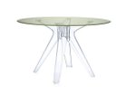 【カルテル/Kartell / GOODS】のSIR GIO ROUND / サージオ ラウンド 大人の最旬トレンドファッション＆コーディネート founy(ファウニー) エレガント 上品 Elegant ガラス Glass, Glassware テーブル Table, Dining Table ラウンド Round, Round Neck ホーム・キャンプ・アウトドア・お取り寄せ Home Living / Home & Lifestyle / Camping Gear / Outdoor Camping 家具・インテリア Home Furniture & Interior. Stylish & Functional Living Spaces テーブル Dining, Coffee & Side Tables ダイニングテーブル・食卓テーブル Dining Tables ホーム・キャンプ・アウトドア・お取り寄せ Home Living / Home & Lifestyle / Camping Gear / Outdoor Camping 家具・インテリア Home Furniture & Interior. Stylish & Functional Living Spaces テーブル Dining, Coffee & Side Tables カフェテーブル・丸型テーブル Cafe & Bistro Tables thumbnail 天板イエロー、脚部トランスペアレント|ID: prp329100004971340 ipo3291000000037280596