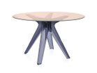 【カルテル/Kartell / GOODS】のSIR GIO ROUND / サージオ ラウンド 大人の最旬トレンドファッション＆コーディネート founy(ファウニー) エレガント 上品 Elegant ガラス Glass, Glassware テーブル Table, Dining Table ラウンド Round, Round Neck ホーム・キャンプ・アウトドア・お取り寄せ Home Living / Home & Lifestyle / Camping Gear / Outdoor Camping 家具・インテリア Home Furniture & Interior. Stylish & Functional Living Spaces テーブル Dining, Coffee & Side Tables ダイニングテーブル・食卓テーブル Dining Tables ホーム・キャンプ・アウトドア・お取り寄せ Home Living / Home & Lifestyle / Camping Gear / Outdoor Camping 家具・インテリア Home Furniture & Interior. Stylish & Functional Living Spaces テーブル Dining, Coffee & Side Tables カフェテーブル・丸型テーブル Cafe & Bistro Tables thumbnail 天板ピンク、脚部スモーク|ID: prp329100004971340 ipo3291000000037280600
