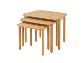 【テオリ/TEORI / GOODS】のNEST TABLE / ネストテーブル 大人の最旬トレンドファッション＆コーディネート founy(ファウニー) オイル Body Oil 抗菌 Antibacterial, Bacteria-Resistant センター Center, Center Line テーブル Table, Dining Table 台形 A-Line, Trapezoid Shape 送料無料 Free Shipping ホーム・キャンプ・アウトドア・お取り寄せ Home Living / Home & Lifestyle / Camping Gear / Outdoor Camping 家具・インテリア Home Furniture & Interior. Stylish & Functional Living Spaces テーブル Dining, Coffee & Side Tables サイドテーブル・ナイトテーブル Side & End Tables |ID:prp329100004971369