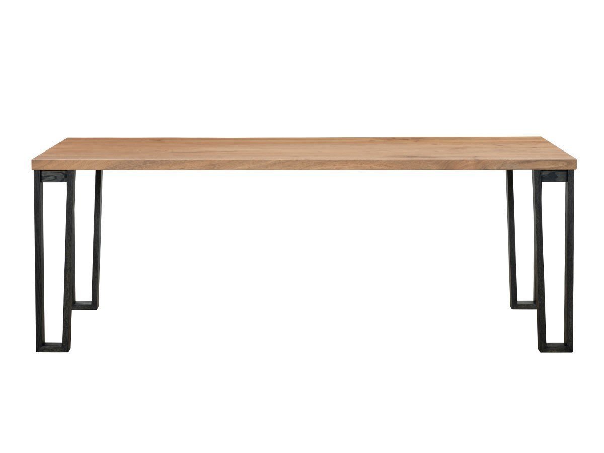 【タクト/TACT / GOODS】のDINING TABLE / ダイニングテーブル スクエア4本脚 インテリア・キッズ・メンズ・レディースファッション・服の通販 founy(ファウニー) 　シンプル　Simple, Minimal　スクエア　Square, Square Shape　テーブル　Table, Dining Table　バランス　Balance, Style Balance　ホーム・キャンプ・アウトドア・お取り寄せ　Home Living / Home & Lifestyle / Camping Gear / Outdoor Camping　家具・インテリア　Home Furniture & Interior. Stylish & Functional Living Spaces　テーブル　Dining, Coffee & Side Tables　ダイニングテーブル・食卓テーブル　Dining Tables　天板:クルミ、脚部:オーク(TBK色)、サイズ:幅180 × 奥行90cm|ID: prp329100004971379 ipo3291000000037280824