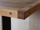 【イカピー/ikp / GOODS】のCAFE STYLE TABLE 700 / カフェ風テーブル 700 大人の最旬トレンドファッション＆コーディネート founy(ファウニー) オイル Body Oil テーブル Table, Dining Table ホーム・キャンプ・アウトドア・お取り寄せ Home Living / Home & Lifestyle / Camping Gear / Outdoor Camping 家具・インテリア Home Furniture & Interior. Stylish & Functional Living Spaces テーブル Dining, Coffee & Side Tables カフェテーブル・丸型テーブル Cafe & Bistro Tables thumbnail 古材の周りを新材で巻くことで、新しい材と古くて味のある材がお互いの良さを引き立てます。|ID: prp329100004971399 ipo3291000000037280951
