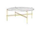 【グビ/GUBI / GOODS】のTS Coffee Table / TS コーヒーテーブル Φ800 天板ホワイトカラーラマーブル、フレームブラス|ID: prp329100004971455 ipo3291000000037281214