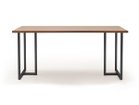 【ロックストーン/ROCKSTONE / GOODS】のHOUJYO order table / ホウジョウ オーダーテーブル スチール脚 PL31 天板:ウォールナット材(ウォールナット色)、脚部:ブラック、サイズ:幅160 × 奥行90cm|ID: prp329100004971501 ipo3291000000037281444