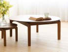 【フライミー ヴェール/FLYMEe vert / GOODS】のLISCIO CIRCLE LOW TABLE / リッショ サークルローテーブル 84 左:サイズ違いの「直径42cm」、右:本商品|ID: prp329100004971521 ipo3291000000037281540