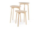 【平田椅子製作所/Hirata Chair / GOODS】のBIO Side Table / ビオ サイドテーブル 手前:同シリーズの「スツール ロー」、中央:同シリーズの「スツール ハイ」、奥:本商品|ID: prp329100004971560 ipo3291000000037281714