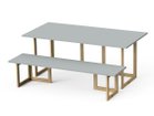 【スティール/stiiilll / GOODS】のTable Set / テーブルセット メラミン天板 + 木脚 L サイズ違いの「メラミン天板 ハーフ + 木脚 S」と組み合わせて、ディスプレイ棚としてもご使用いただ|ID: prp329100004971664 ipo3291000000037282184