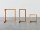【スティール/stiiilll / GOODS】のTable Set / テーブルセット メラミン天板 + 木脚 L 脚部は3サイズ展開です。本商品は一番左のLサイズです。|ID: prp329100004971664 ipo3291000000037282196