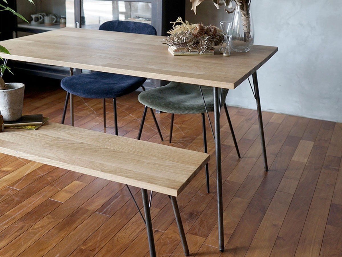 【アデペシュ/a.depeche】のsou dining table 1400 / ソウ ダイニングテーブル 1400(脚部002タイプ) インテリア・キッズ・メンズ・レディースファッション・服の通販 founy(ファウニー) 　シンプル　Simple, Minimal　テーブル　Table, Dining Table　デスク　Desk, Work Desk　モダン　Modern, Contemporary　ワーク　Workwear, Utility Style　ヴィンテージ　Vintage Style　ホーム・キャンプ・アウトドア・お取り寄せ　Home Living / Home & Lifestyle / Camping Gear / Outdoor Camping　家具・インテリア　Home Furniture & Interior. Stylish & Functional Living Spaces　テーブル　Dining, Coffee & Side Tables　ダイニングテーブル・食卓テーブル　Dining Tables　参考イメージ(天板ナチュラル)|ID: prp329100004971682 ipo3291000000037282265