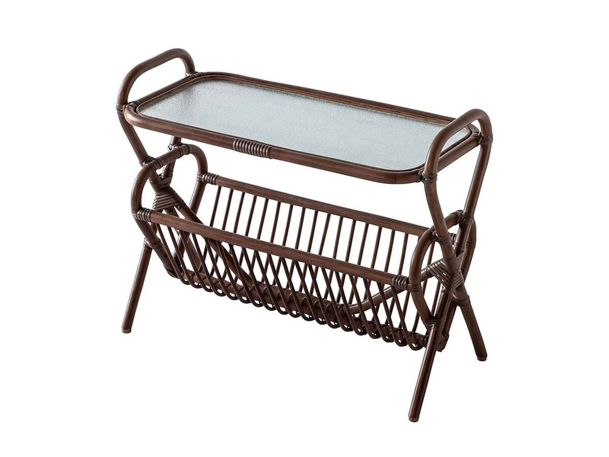 【オアシス/OASIS / GOODS】のDELILLE SIDE TABLE / デリーユ サイドテーブル インテリア・キッズ・メンズ・レディースファッション・服の通販 founy(ファウニー) 　ガラス　Glass, Glassware　コンパクト　Compact, Small Size　テーブル　Table, Dining Table　モザイク　Mosaic, Geometric Pattern　ラタン　Rattan, Woven Rattan　雑誌　Magazine, Fashion Magazine　ホーム・キャンプ・アウトドア・お取り寄せ　Home Living / Home & Lifestyle / Camping Gear / Outdoor Camping　家具・インテリア　Home Furniture & Interior. Stylish & Functional Living Spaces　テーブル　Dining, Coffee & Side Tables　サイドテーブル・ナイトテーブル　Side & End Tables　ブラウン|ID: prp329100004971881 ipo3291000000037283004