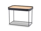 【ノーウェアライクホーム/NOWHERE LIKE HOME / GOODS】のFROM Side Table / フローム サイドテーブル 40 天板はリバーシブル仕様です。こちらはカラー「オーク × PVC ブラウン(オーク面を上にした場合)」|ID: prp329100004971962 ipo3291000000037283279