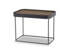 【ノーウェアライクホーム/NOWHERE LIKE HOME / GOODS】のFROM Side Table / フローム サイドテーブル 40 ウォールナット × PVC ブラック(ウォールナット面を上にした場合)|ID: prp329100004971962 ipo3291000000037283280