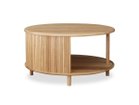 【アキ プラス/AKI+ / GOODS】のJYABARA Round Table / ジャバラ ラウンドテーブル 直径84cm ウッド:オーク、天板・底板タイプ:無垢材|ID: prp329100004971977 ipo3291000000037283385