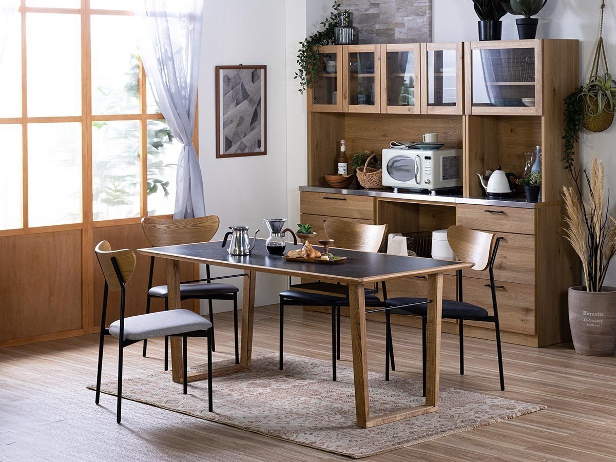 【ノラ/nora / GOODS】のIRORO DINING TABLE / イロロ ダイニングテーブル 幅160cm レッドオーク天板 O脚 インテリア・キッズ・メンズ・レディースファッション・服の通販 founy(ファウニー) 　ウッド　Wooden Design　テーブル　Table, Dining Table　バランス　Balance, Style Balance　雑誌　Magazine, Fashion Magazine　ホーム・キャンプ・アウトドア・お取り寄せ　Home Living / Home & Lifestyle / Camping Gear / Outdoor Camping　家具・インテリア　Home Furniture & Interior. Stylish & Functional Living Spaces　テーブル　Dining, Coffee & Side Tables　ダイニングテーブル・食卓テーブル　Dining Tables　参考イメージ|ID: prp329100004971998 ipo3291000000037283472