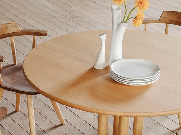 【ナガノインテリア/NAGANO INTERIOR / GOODS】のREAL Order table / リアル オーダーテーブル DT425 インテリア・キッズ・メンズ・レディースファッション・服の通販 founy(ファウニー) 　ウッド　Wooden Design　シンプル　Simple, Minimal　テーブル　Table, Dining Table　ラウンド　Round, Round Neck　リアル　Real, Realistic　ホーム・キャンプ・アウトドア・お取り寄せ　Home Living / Home & Lifestyle / Camping Gear / Outdoor Camping　家具・インテリア　Home Furniture & Interior. Stylish & Functional Living Spaces　テーブル　Dining, Coffee & Side Tables　ダイニングテーブル・食卓テーブル　Dining Tables　参考イメージ|ID: prp329100004972002 ipo3291000000037283496