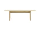 【マルニコレクション/MARUNI COLLECTION / GOODS】のSHOTO Coffee Table 125 / ショトウ コーヒーテーブル 幅125cm 楕円 大人の最旬トレンドファッション＆コーディネート founy(ファウニー) シンプル Simple, Minimal テーブル Table, Dining Table ホーム・キャンプ・アウトドア・お取り寄せ Home Living / Home & Lifestyle / Camping Gear / Outdoor Camping 家具・インテリア Home Furniture & Interior. Stylish & Functional Living Spaces テーブル Dining, Coffee & Side Tables ローテーブル・センターテーブル Coffee & Center Tables thumbnail ウッド:アッシュ NL-0(ウレタン樹脂塗装 / ナチュラルホワイト)|ID: prp329100004972121 ipo3291000000037284006