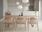 【その他のブランド/Other】のSL TABLE / SLテーブル ソリッドテーブル 幅220～幅240cm 大人の最旬トレンドファッション＆コーディネート founy(ファウニー) テーブル Table, Dining Table バランス Balance, Style Balance ランダム Random, Irregular ホーム・キャンプ・アウトドア・お取り寄せ Home Living / Home & Lifestyle / Camping Gear / Outdoor Camping 家具・インテリア Home Furniture & Interior. Stylish & Functional Living Spaces テーブル Dining, Coffee & Side Tables ダイニングテーブル・食卓テーブル Dining Tables thumbnail 天板:北海道ナラ WNF、脚部:北海道ナラ GY、サイズ:幅240 × 奥行100 × 高さ71cm|ID: prp329100004972156 ipo3291000000037284177