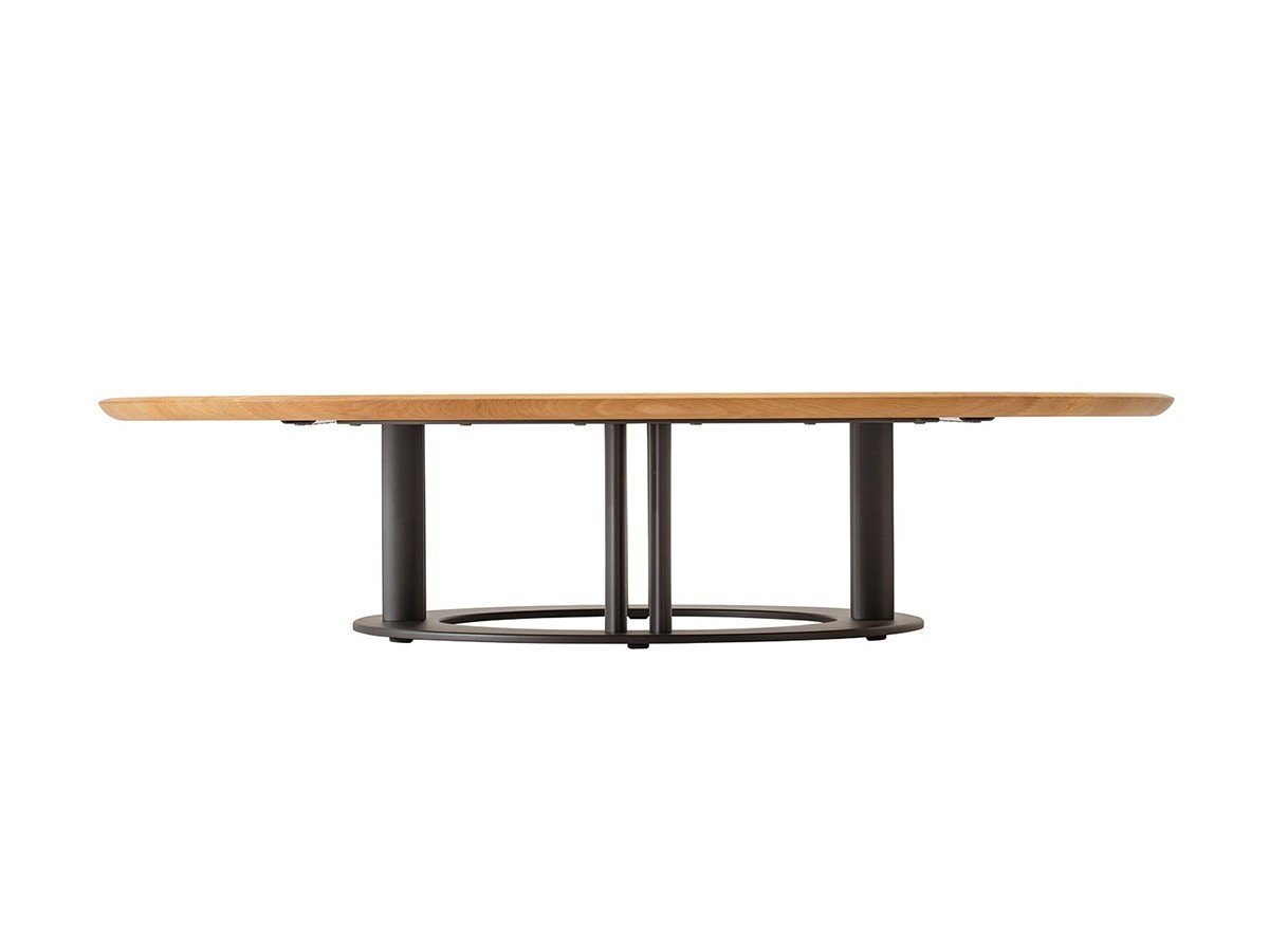 【その他のブランド/Other】のRB TABLE / RBテーブル ラウンドローテーブル インテリア・キッズ・メンズ・レディースファッション・服の通販 founy(ファウニー) 　テーブル　Table, Dining Table　ランダム　Random, Irregular　ホーム・キャンプ・アウトドア・お取り寄せ　Home Living / Home & Lifestyle / Camping Gear / Outdoor Camping　家具・インテリア　Home Furniture & Interior. Stylish & Functional Living Spaces　テーブル　Dining, Coffee & Side Tables　ローテーブル・センターテーブル　Coffee & Center Tables　天板:北海道ナラ OFN(オイル塗装)、脚部:サテングレー(S-GY)、サイズ:直径150 × 高さ|ID: prp329100004972162 ipo3291000000037284218