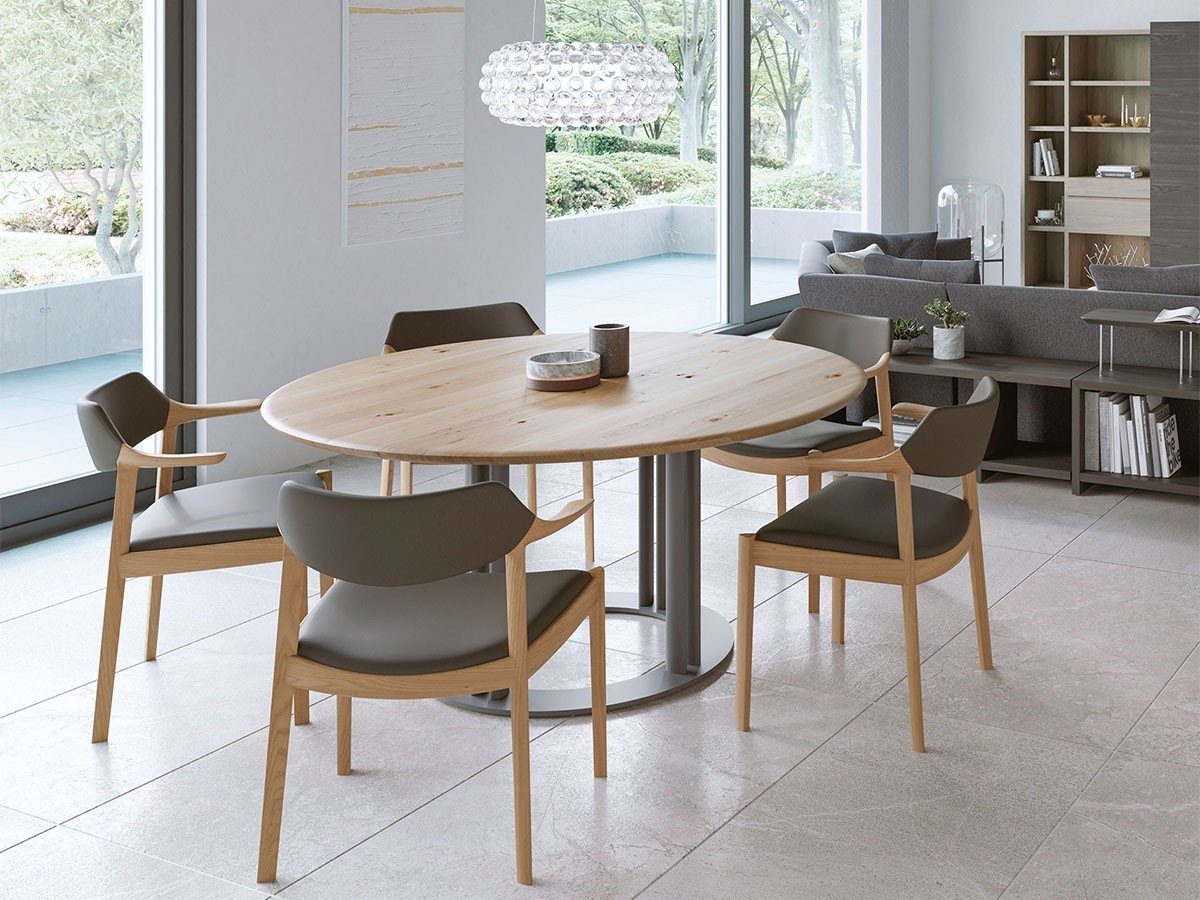 【その他のブランド/Other】のRB TABLE / RBテーブル ラウンドテーブル インテリア・キッズ・メンズ・レディースファッション・服の通販 founy(ファウニー) 　テーブル　Table, Dining Table　ラウンド　Round, Round Neck　ランダム　Random, Irregular　ホーム・キャンプ・アウトドア・お取り寄せ　Home Living / Home & Lifestyle / Camping Gear / Outdoor Camping　家具・インテリア　Home Furniture & Interior. Stylish & Functional Living Spaces　テーブル　Dining, Coffee & Side Tables　ダイニングテーブル・食卓テーブル　Dining Tables　天板:北海道ナラ NF、サイズ:直径150 × 高さ71cm|ID: prp329100004972168 ipo3291000000037284256