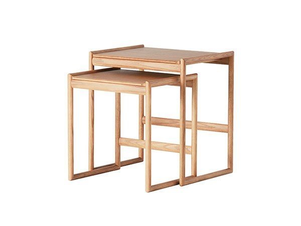 【日進木工/NISSHIN MOKKOU / GOODS】のac-cent NEST TABLE / アクセント ネストテーブル 大人の最旬トレンドファッション＆コーディネート founy(ファウニー) 　送料無料　Free Shipping　コンパクト　Compact, Small Size　スリム　Slim, Slim Fit　テーブル　Table, Dining Table　フレーム　Frame, Outline　ホーム・キャンプ・アウトドア・お取り寄せ　Home Living / Home & Lifestyle / Camping Gear / Outdoor Camping　家具・インテリア　Home Furniture & Interior. Stylish & Functional Living Spaces　その他 インテリア雑貨、家具　Home Decor & Furniture Extras　 other-1|ID: prp329100004972200 ipo3291000000037284400