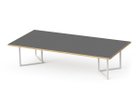 【スティール/stiiilll / GOODS】のTable Set / テーブルセット メラミンウッド天板 + スチール脚 S 天板ダークグレー、脚部ホワイト|ID: prp329100004972220 ipo3291000000037284478