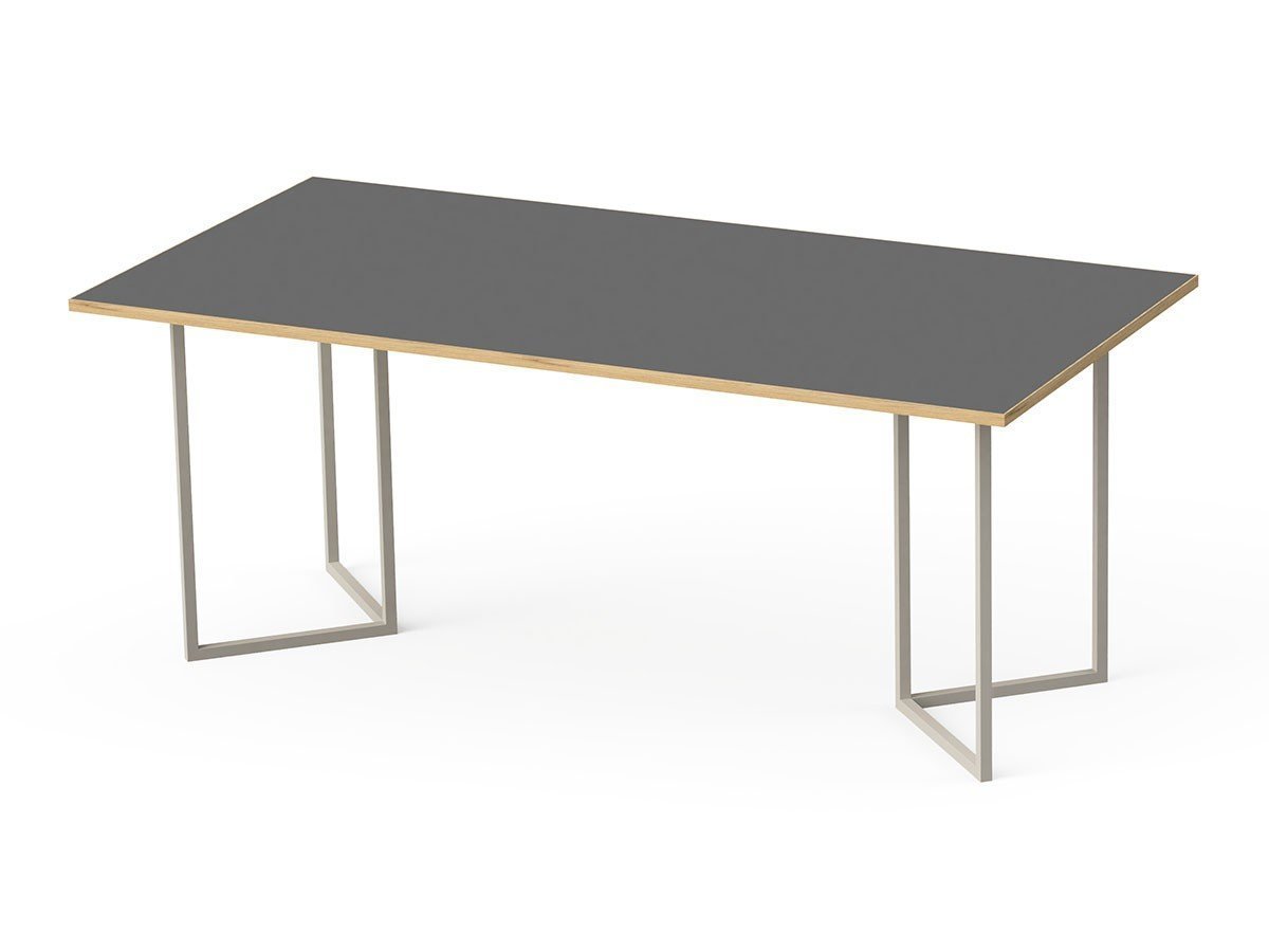 【スティール/stiiilll / GOODS】のTable Set / テーブルセット メラミンウッド天板 + スチール脚 M インテリア・キッズ・メンズ・レディースファッション・服の通販 founy(ファウニー) 　ウッド　Wooden Design　シンプル　Simple, Minimal　スリム　Slim, Slim Fit　テーブル　Table, Dining Table　デスク　Desk, Work Desk　ホーム・キャンプ・アウトドア・お取り寄せ　Home Living / Home & Lifestyle / Camping Gear / Outdoor Camping　家具・インテリア　Home Furniture & Interior. Stylish & Functional Living Spaces　テーブル　Dining, Coffee & Side Tables　ダイニングテーブル・食卓テーブル　Dining Tables　天板ダークグレー、脚部グレー|ID: prp329100004972228 ipo3291000000037284538