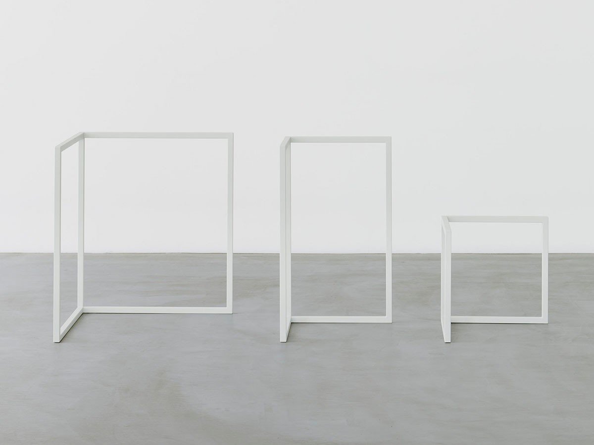 【スティール/stiiilll / GOODS】のTable Set / テーブルセット メラミンウッド天板 + スチール脚 M インテリア・キッズ・メンズ・レディースファッション・服の通販 founy(ファウニー) 　ウッド　Wooden Design　シンプル　Simple, Minimal　スリム　Slim, Slim Fit　テーブル　Table, Dining Table　デスク　Desk, Work Desk　ホーム・キャンプ・アウトドア・お取り寄せ　Home Living / Home & Lifestyle / Camping Gear / Outdoor Camping　家具・インテリア　Home Furniture & Interior. Stylish & Functional Living Spaces　テーブル　Dining, Coffee & Side Tables　ダイニングテーブル・食卓テーブル　Dining Tables　脚部は3サイズ展開です。本商品は中央のMサイズです。|ID: prp329100004972228 ipo3291000000037284560