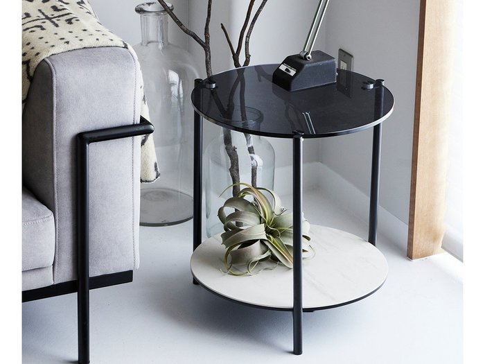 【クラッシュゲート/CRASH GATE】のKATE COFFEE TABLE / ケイト コーヒーテーブル 直径47cm インテリア・キッズ・メンズ・レディースファッション・服の通販 founy(ファウニー) https://founy.com/ 送料無料 Free Shipping ガラス Glass, Glassware テーブル Table, Dining Table モダン Modern, Contemporary ホーム・キャンプ・アウトドア・お取り寄せ Home Living / Home & Lifestyle / Camping Gear / Outdoor Camping 家具・インテリア Home Furniture & Interior. Stylish & Functional Living Spaces テーブル Dining, Coffee & Side Tables サイドテーブル・ナイトテーブル Side & End Tables |ID: prp329100004972274 ipo3291000000037284801