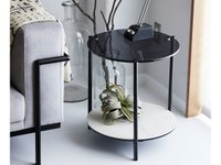 【クラッシュゲート/CRASH GATE】のKATE COFFEE TABLE / ケイト コーヒーテーブル 直径47cm 大人の最旬トレンドファッション＆コーディネート founy(ファウニー) 送料無料 Free Shipping ガラス Glass, Glassware テーブル Table, Dining Table モダン Modern, Contemporary ホーム・キャンプ・アウトドア・お取り寄せ Home Living / Home & Lifestyle / Camping Gear / Outdoor Camping 家具・インテリア Home Furniture & Interior. Stylish & Functional Living Spaces テーブル Dining, Coffee & Side Tables サイドテーブル・ナイトテーブル Side & End Tables |ID:prp329100004972274