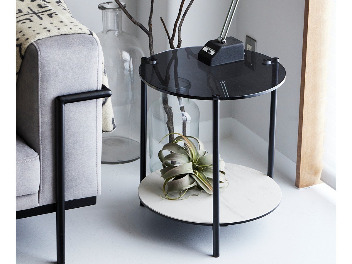 【クラッシュゲート/CRASH GATE】のKATE COFFEE TABLE / ケイト コーヒーテーブル 直径47cm 大人の最旬トレンドファッション＆コーディネート founy(ファウニー) 　送料無料　Free Shipping　ガラス　Glass, Glassware　テーブル　Table, Dining Table　モダン　Modern, Contemporary　ホーム・キャンプ・アウトドア・お取り寄せ　Home Living / Home & Lifestyle / Camping Gear / Outdoor Camping　家具・インテリア　Home Furniture & Interior. Stylish & Functional Living Spaces　テーブル　Dining, Coffee & Side Tables　サイドテーブル・ナイトテーブル　Side & End Tables　 other-1|ID: prp329100004972274 ipo3291000000037284801