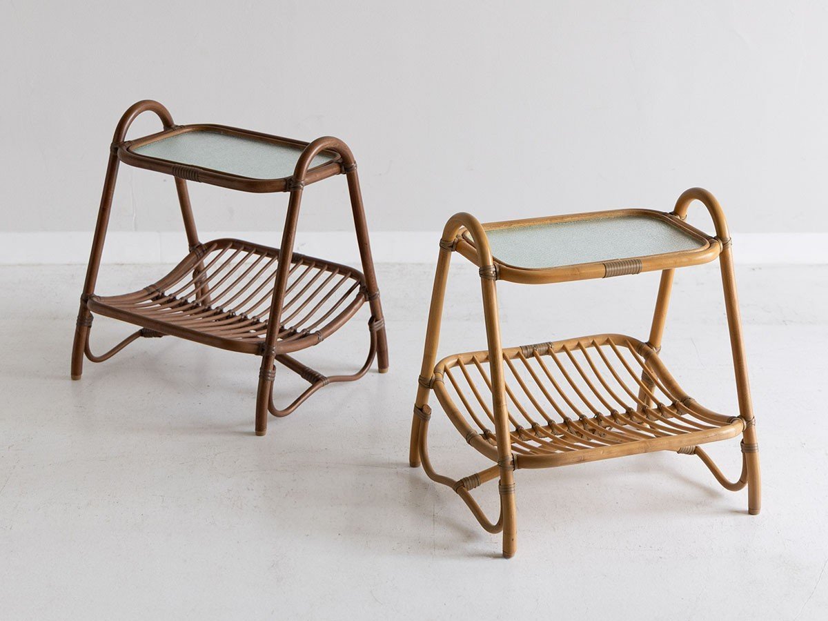 【オアシス/OASIS / GOODS】のMILLET SIDE TABLE / ミレット サイドテーブル 大人の最旬トレンドファッション＆コーディネート founy(ファウニー) 　ガラス　Glass, Glassware　コンパクト　Compact, Small Size　テーブル　Table, Dining Table　モザイク　Mosaic, Geometric Pattern　ラタン　Rattan, Woven Rattan　雑誌　Magazine, Fashion Magazine　ホーム・キャンプ・アウトドア・お取り寄せ　Home Living / Home & Lifestyle / Camping Gear / Outdoor Camping　家具・インテリア　Home Furniture & Interior. Stylish & Functional Living Spaces　テーブル　Dining, Coffee & Side Tables　サイドテーブル・ナイトテーブル　Side & End Tables　 other-1|ID: prp329100004972275 ipo3291000000037284803