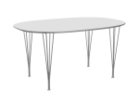 【フリッツ ハンセン/FRITZ HANSEN / GOODS】のDining Room Campaign 2026 SUPERELLIPSE / ダイニングルームキャンペーン 2026 スーパー楕円テーブル スパンレッグ B612 大人の最旬トレンドファッション＆コーディネート founy(ファウニー) テーブル Table, Dining Table ホーム・キャンプ・アウトドア・お取り寄せ Home Living / Home & Lifestyle / Camping Gear / Outdoor Camping 家具・インテリア Home Furniture & Interior. Stylish & Functional Living Spaces テーブル Dining, Coffee & Side Tables ダイニングテーブル・食卓テーブル Dining Tables thumbnail ラミネート ホワイト / クローム脚|ID: prp329100004972295 ipo3291000000037284879