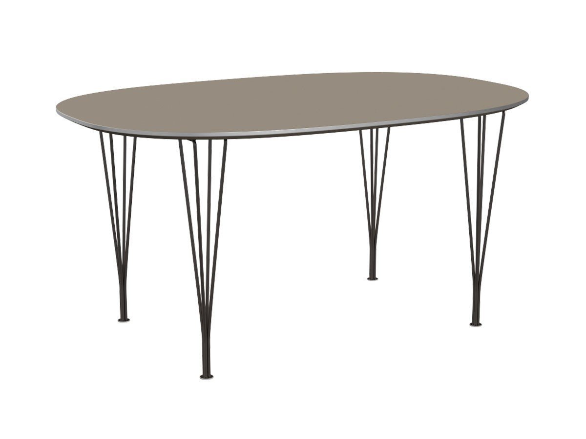 【フリッツ ハンセン/FRITZ HANSEN / GOODS】のDining Room Campaign 2026 SUPERELLIPSE / ダイニングルームキャンペーン 2026 スーパー楕円テーブル スパンレッグ B612 インテリア・キッズ・メンズ・レディースファッション・服の通販 founy(ファウニー) 　テーブル　Table, Dining Table　ホーム・キャンプ・アウトドア・お取り寄せ　Home Living / Home & Lifestyle / Camping Gear / Outdoor Camping　家具・インテリア　Home Furniture & Interior. Stylish & Functional Living Spaces　テーブル　Dining, Coffee & Side Tables　ダイニングテーブル・食卓テーブル　Dining Tables　ラミネート ブラウンオッタワ / ブラウンブロンズ脚|ID: prp329100004972295 ipo3291000000037284880