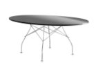 【カルテル/Kartell / GOODS】のGLOSSY / グロッシー オーバル ガラストップ 194 天板ブラック、脚部クローム|ID: prp329100004972304 ipo3291000000037284917