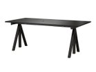 【ストリングファニチャー/String Furniture / GOODS】のWorks Meeting Table / ワークス ミーティングテーブル 大人の最旬トレンドファッション＆コーディネート founy(ファウニー) エレガント 上品 Elegant テーブル Table, Dining Table デスク Desk, Work Desk リバーシブル Reversible, Two-Sided ホーム・キャンプ・アウトドア・お取り寄せ Home Living / Home & Lifestyle / Camping Gear / Outdoor Camping 家具・インテリア Home Furniture & Interior. Stylish & Functional Living Spaces その他 インテリア雑貨、家具 Home Decor & Furniture Extras thumbnail 天板ブラック、脚部ブラック、引出しの有無:なし|ID: prp329100004972364 ipo3291000000037285168