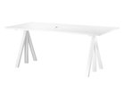 【ストリングファニチャー/String Furniture / GOODS】のWorks Meeting Table / ワークス ミーティングテーブル 大人の最旬トレンドファッション＆コーディネート founy(ファウニー) エレガント 上品 Elegant テーブル Table, Dining Table デスク Desk, Work Desk リバーシブル Reversible, Two-Sided ホーム・キャンプ・アウトドア・お取り寄せ Home Living / Home & Lifestyle / Camping Gear / Outdoor Camping 家具・インテリア Home Furniture & Interior. Stylish & Functional Living Spaces その他 インテリア雑貨、家具 Home Decor & Furniture Extras thumbnail 天板カラー「ホワイト」参考イメージ|ID: prp329100004972364 ipo3291000000037285190