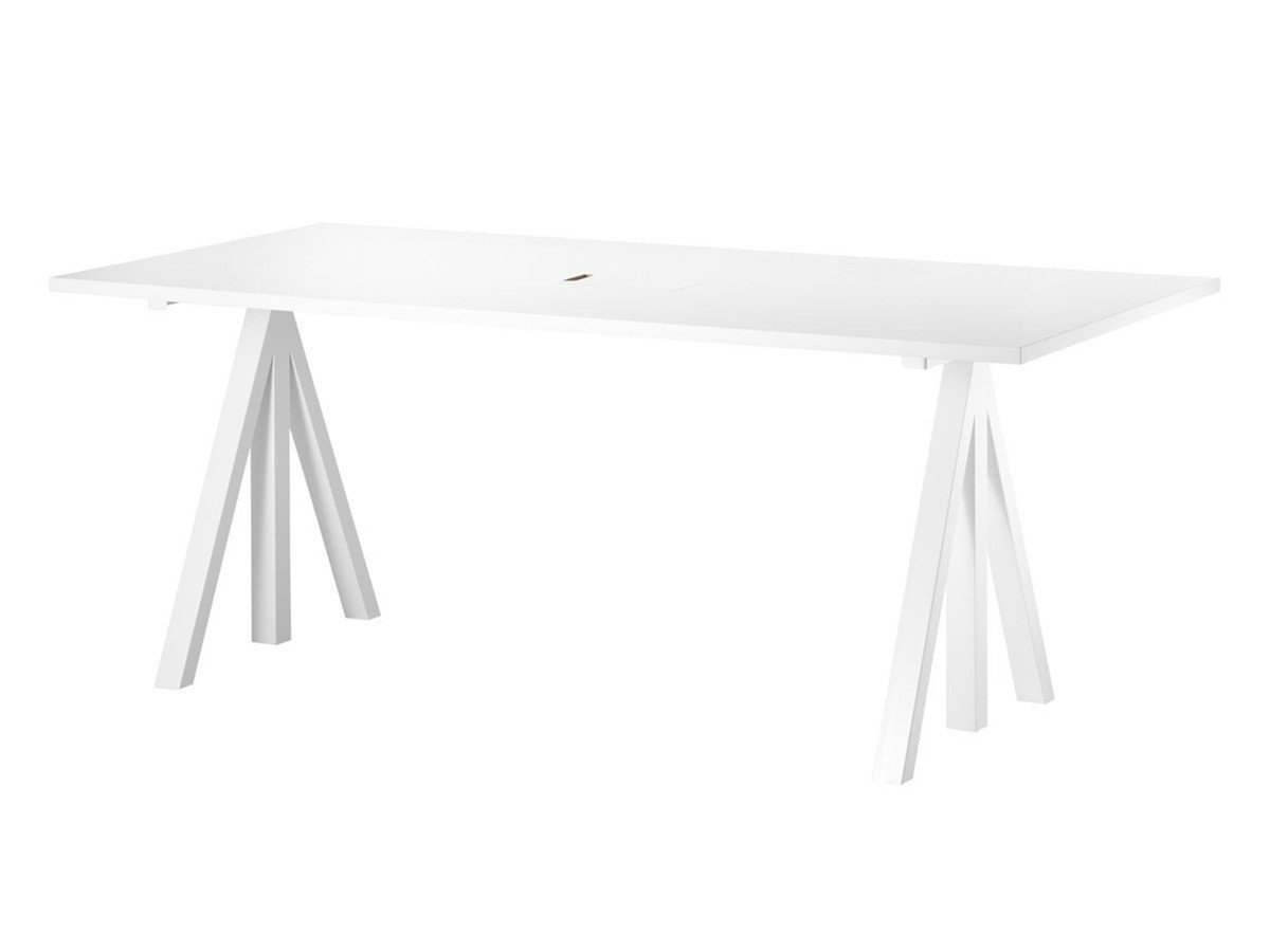 【ストリングファニチャー/String Furniture / GOODS】のWorks Meeting Table / ワークス ミーティングテーブル インテリア・キッズ・メンズ・レディースファッション・服の通販 founy(ファウニー) 　エレガント 上品　Elegant　テーブル　Table, Dining Table　デスク　Desk, Work Desk　リバーシブル　Reversible, Two-Sided　ホーム・キャンプ・アウトドア・お取り寄せ　Home Living / Home & Lifestyle / Camping Gear / Outdoor Camping　家具・インテリア　Home Furniture & Interior. Stylish & Functional Living Spaces　その他 インテリア雑貨、家具　Home Decor & Furniture Extras　天板カラー「ホワイト」参考イメージ|ID: prp329100004972364 ipo3291000000037285190