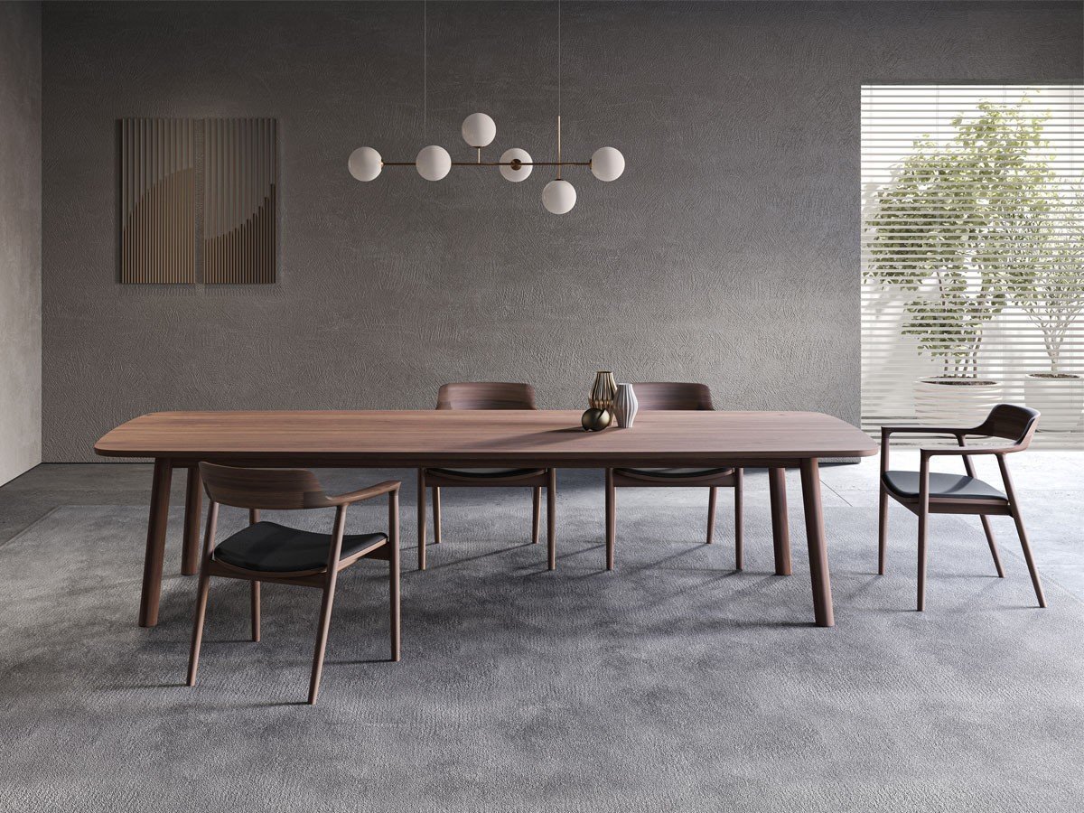 【マルニコレクション/MARUNI COLLECTION / GOODS】のST Dining Table 200 / エスティー ダイニングテーブル 幅200cm インテリア・キッズ・メンズ・レディースファッション・服の通販 founy(ファウニー) 　テーブル　Table, Dining Table　ホーム・キャンプ・アウトドア・お取り寄せ　Home Living / Home & Lifestyle / Camping Gear / Outdoor Camping　家具・インテリア　Home Furniture & Interior. Stylish & Functional Living Spaces　テーブル　Dining, Coffee & Side Tables　ダイニングテーブル・食卓テーブル　Dining Tables　参考イメージ|ID: prp329100004972385 ipo3291000000037285272