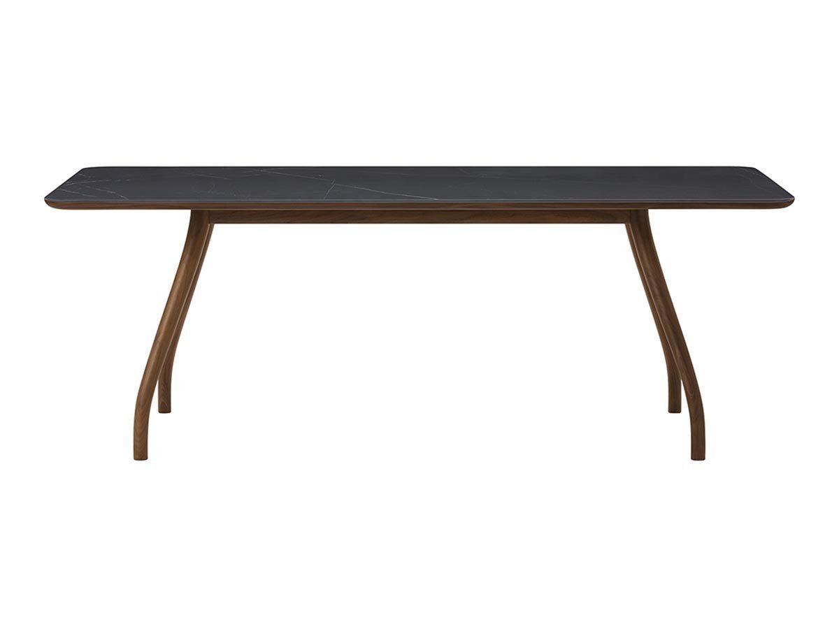 【マルニコレクション/MARUNI COLLECTION / GOODS】のTako Dining Table 200 / タコ ダイニングテーブル 幅200cm セラミック天板 インテリア・キッズ・メンズ・レディースファッション・服の通販 founy(ファウニー) 　おすすめ　Recommended / Our Picks　オーガニック　Organic Cotton　テーブル　Table, Dining Table　フォルム　Silhouette, Form　フレーム　Frame, Outline　ホーム・キャンプ・アウトドア・お取り寄せ　Home Living / Home & Lifestyle / Camping Gear / Outdoor Camping　家具・インテリア　Home Furniture & Interior. Stylish & Functional Living Spaces　テーブル　Dining, Coffee & Side Tables　ダイニングテーブル・食卓テーブル　Dining Tables　フレーム:ウォルナット CA-0(ウレタン樹脂塗装 / ナチュラルブラウン)、天板:ダークマルキーナ|ID: prp329100004972407 ipo3291000000037285358