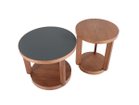 【フライミー ヴェール/FLYMEe vert / GOODS】のLOW TABLE / ローテーブル RDC-01 Sサイズ 天板タイプを「メラニン化粧合板(左)」と、本体と同色仕上げの「突板(右)」からお選びいただけます。|ID: prp329100004972412 ipo3291000000037285379