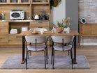 【ノラ/nora / GOODS】のIRORO DINING TABLE / イロロ ダイニングテーブル 幅140cm メラミン石目天板 V脚 参考イメージ|ID: prp329100004972433 ipo3291000000037285486
