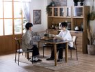 【ノラ/nora / GOODS】のIRORO DINING TABLE / イロロ ダイニングテーブル 幅140cm メラミン石目天板 O脚 参考イメージ|ID: prp329100004972435 ipo3291000000037285510