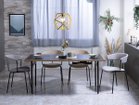 【ノラ/nora / GOODS】のIRORO DINING TABLE / イロロ ダイニングテーブル 幅160cm メラミン石目天板 H脚 天板下ラック:ウッドラック|ID: prp329100004972446 ipo3291000000037285579