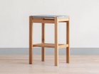 【北の住まい設計社/KITANOSUMAISEKKEISHA / GOODS】のn frame Side Table Stone / エヌフレーム サイドテーブル ストーン 大人の最旬トレンドファッション＆コーディネート founy(ファウニー) オイル Body Oil ストーン Stone, Gem-Like テーブル Table, Dining Table パウダー Powder, Soft Tone フレーム Frame, Outline 送料無料 Free Shipping ホーム・キャンプ・アウトドア・お取り寄せ Home Living / Home & Lifestyle / Camping Gear / Outdoor Camping 家具・インテリア Home Furniture & Interior. Stylish & Functional Living Spaces テーブル Dining, Coffee & Side Tables サイドテーブル・ナイトテーブル Side & End Tables thumbnail 脚部:ナラ(オイル仕上)|ID: prp329100004972453 ipo3291000000037285627