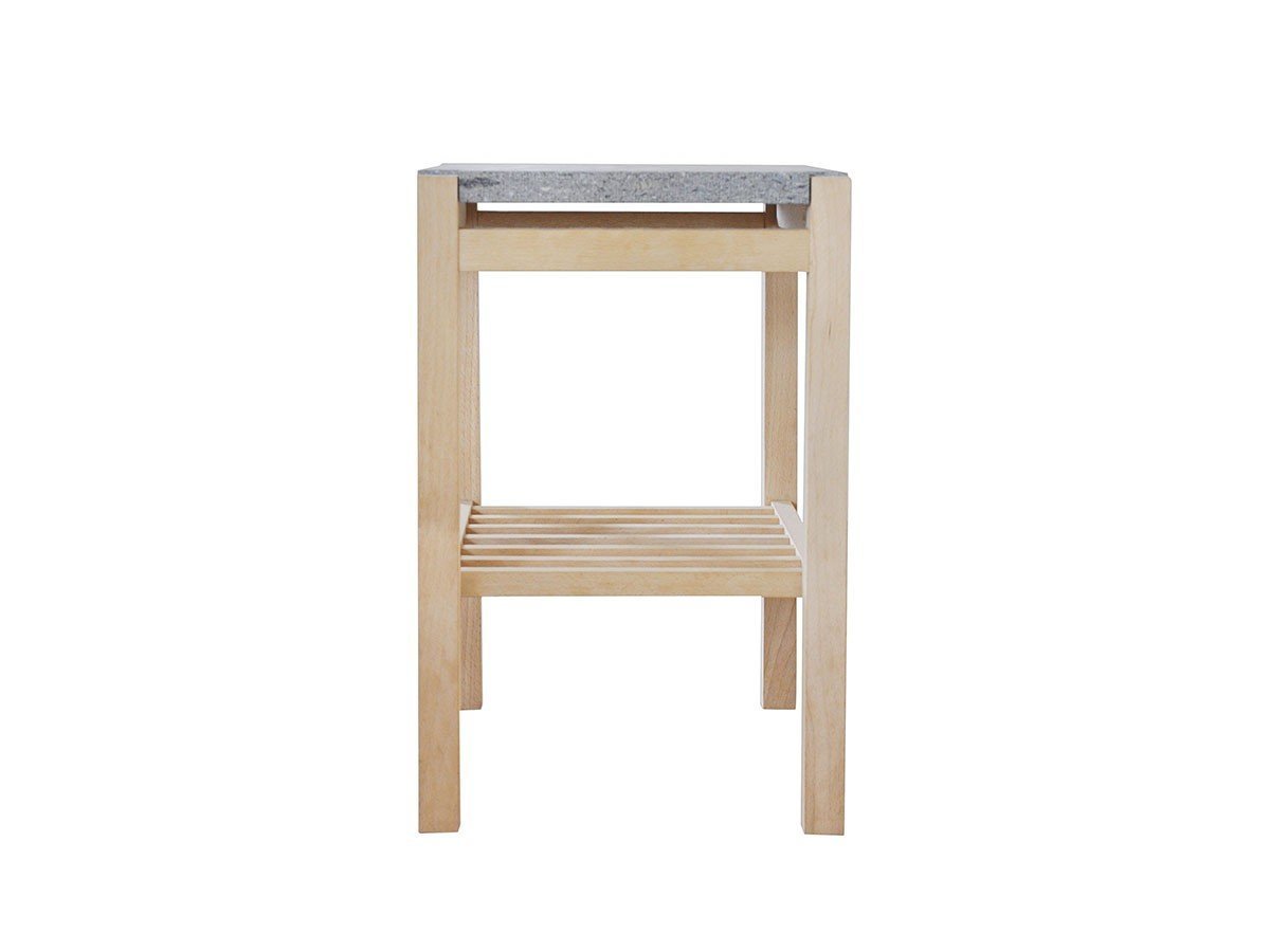 【北の住まい設計社/KITANOSUMAISEKKEISHA / GOODS】のn frame Side Table Stone / エヌフレーム サイドテーブル ストーン インテリア・キッズ・メンズ・レディースファッション・服の通販 founy(ファウニー) 　オイル　Body Oil　ストーン　Stone, Gem-Like　テーブル　Table, Dining Table　パウダー　Powder, Soft Tone　フレーム　Frame, Outline　送料無料　Free Shipping　ホーム・キャンプ・アウトドア・お取り寄せ　Home Living / Home & Lifestyle / Camping Gear / Outdoor Camping　家具・インテリア　Home Furniture & Interior. Stylish & Functional Living Spaces　テーブル　Dining, Coffee & Side Tables　サイドテーブル・ナイトテーブル　Side & End Tables　脚部:イタヤカエデ|ID: prp329100004972453 ipo3291000000037285633