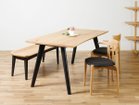 【フライミー ヴェール/FLYMEe vert / GOODS】のDINING TABLE / ダイニングテーブル #117222 天板ナチュラル、サイズ:幅150 × 奥行85cm|ID: prp329100004972584 ipo3291000000037286150